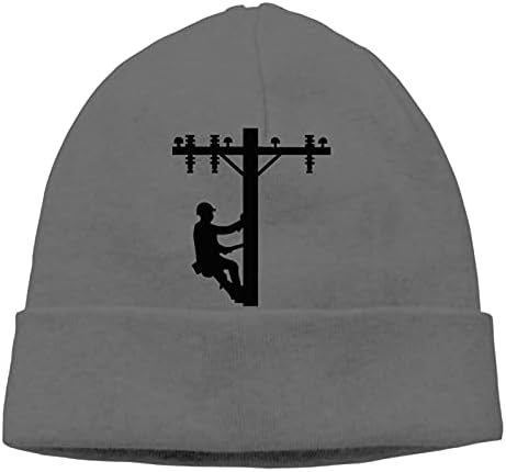Elektrik Kablosu Lineman Hediye Bere Çorap Şapka Örgü Şapka Unisex Kafatası Kap Kasketleri Şapka Erkekler Kadınlar ıçin Derin