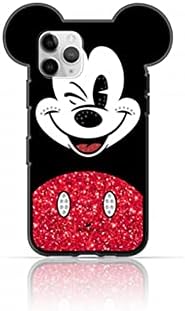 Swarovski 5565208 Siyah / Kırmızı / Beyaz Mickey Mouse Disney iPhone 12 Pro Max kadın Telefon Kılıfı
