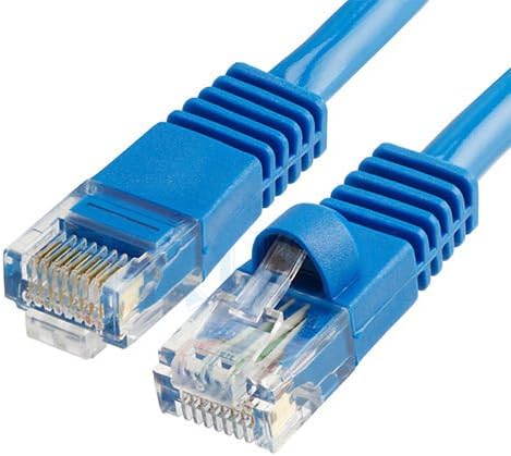 3 ' x CAT5 CAT5 RJ45 Ethernet LAN ağ yama kablosu için PS Xbox Internet Yönlendirici Mavi