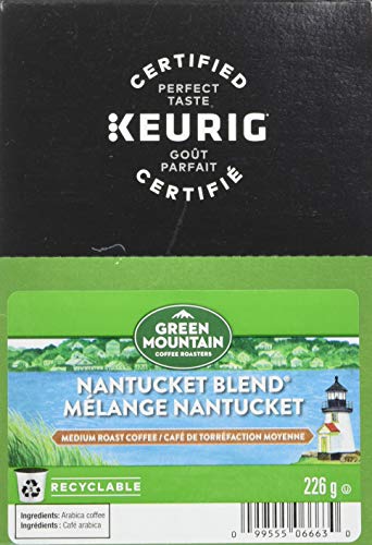 Green Mountain Kahve Kavurma Makineleri Nantucket Karışımı, Tek Servisli Keurig K-Cup Kapsülleri, Orta Kavrulmuş Kahve, 24 Sayım