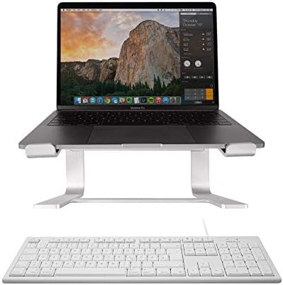 Macally Kablolu Mac Klavye ve Alüminyum Ergonomik Dizüstü Bilgisayar Standı, Apple'ın Sahip Olması Gerekenler