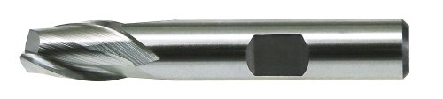 Drillco 5000A Serisi Yüksek Hızlı Çelik Düzenli Uzunluk Bitirme Merkezi Kesme Ucu Değirmeni, Kaplanmamış (Parlak) Kaplama, 2