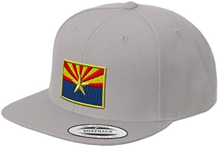 Özel Snapback Beyzbol Şapkası Arizona Eyalet Bayrağı Nakış Devlet Adı Akrilik