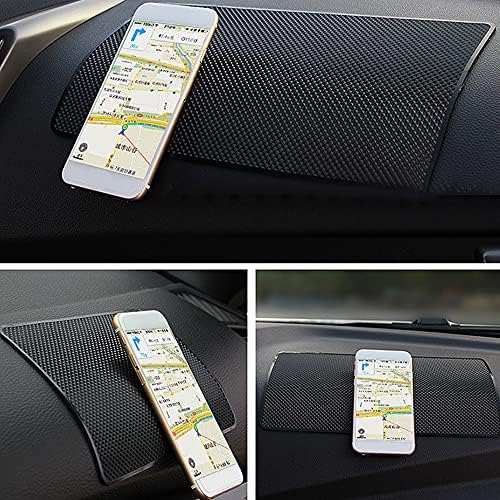 2X Araba Dashboard Anti Slayt Paspaslar Yapışkan Pedleri için Cep Telefonu, Elektronik Cihazlar, Tuşları, Güneş Gözlüğü, vb