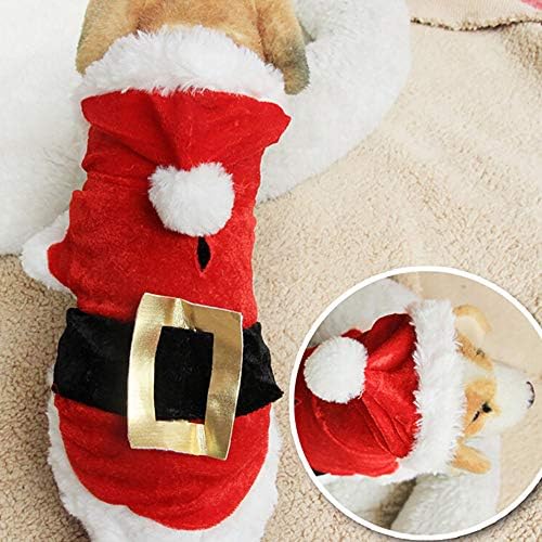 Köpek Kazak, Pet Köpek Noel Kış Sıcak Giysiler Santa Doggy Kostümleri Pet Giyim