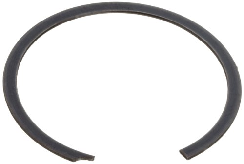 Standart İç Tutma Halkası, Spiral, SAE 1070-1090 Karbon Çeliği, Düz Kaplama, 3-3 / 4 Delik Çapı, 0.111 Kalınlığında, ABD'de Üretilmiştir