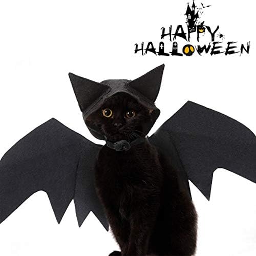 MOMKER Cadılar Bayramı Yarasa Kedi Kostüm, Parti Komik Serin Giyim Pet Kostümleri Giyim için Kedi Köpek
