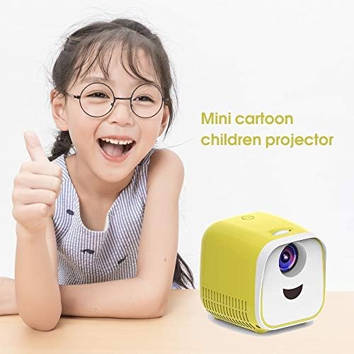Keke Giyim Mağazası Çocuk Projektör Mini Mini Etek LED Taşınabilir Ev Hoparlör Projektör ABD(Siyah) (Renk: Sarı)