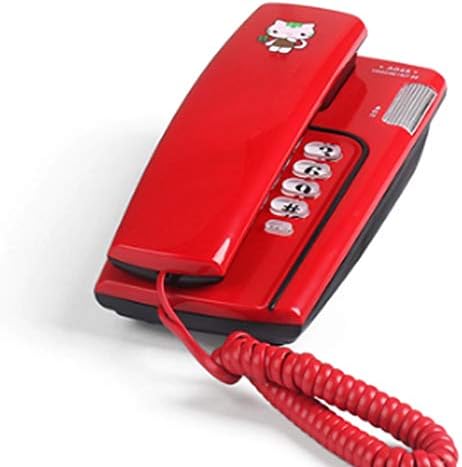 SPNEC LQGSYT Kablolu Telefon - Telefonlar-Retro Yenilik Telefon-Mini Arayan Kimliği Telefon, Duvara Monte Telefon Sabit Telefon