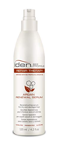 Iden Bee Propolis Repair Therapy Bukle İçermeyen Parlak ve Sağlıklı Saçlar için Argan Yenileme Serumu (125 ml / 4.2 fl.oz)