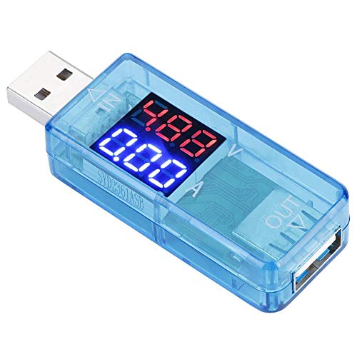 USB Gerilim Akım Led Çift Ekran Dijital Ekran Voltmetre USB Renkli LCD Voltmetre Ampermetre Akım Ölçer Multimetre Şarj Cihazı