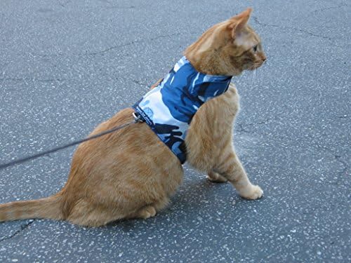 Mynwood Kedi Ceket / Koşum Mavi Savaş Yetişkin Kedi
