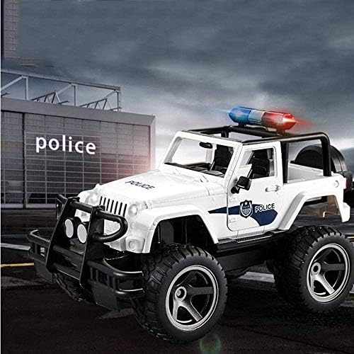 Zhangl 1:12 Elektrikli uzaktan kumanda SWAT polis arabası Modeli, 2.4 G kablosuz şarj edilebilir şarj araba ile LED araba ışık