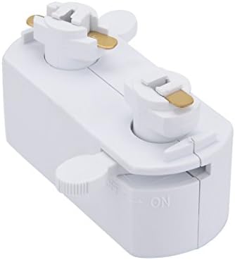 Aexıt 3-Wire Parça Aydınlatma armatürleri ve kontrolleri Ray Ortak Bağlayıcı On / off ControlLighting Parçaları GT-301 Beyaz