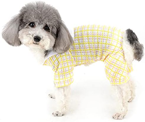 Ranphy Küçük Köpekler ıçin Pet Pijama Tulum Kafes Köpek Pijama Yumuşak Pamuk Uyku Giyim Pjs Çilek Desen Doggie Jammies Kedi Doggy