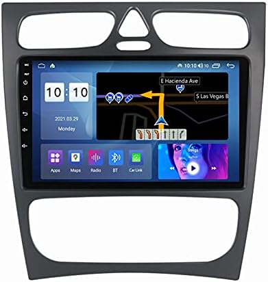 GGBLCS 9 Araba Stereo Dokunmatik Araç Ses Çift Din FM / AM Radyo Bluetooth için Benz W209, ayna Bağlantı / USB / 4G SIM / geri
