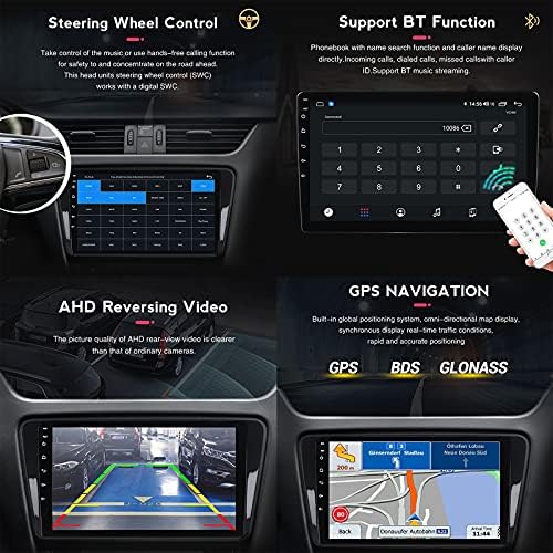 GGBLCS Çift Din Araba Stereo ile Carplay Android Oto,9 Dokunmatik Araba Stereo için Subaru Forester 2004-2008, araba Radyo ile