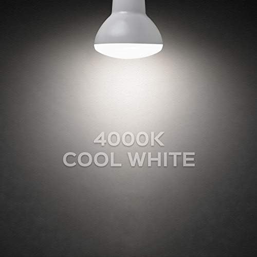 Luxrite BR20 LED Ampul, 45W Eşdeğeri, 4000K Soğuk Beyaz, Kısılabilir, 460 Lümen, R20 LED Projektör Ampulü 6,5 W, Energy Star,