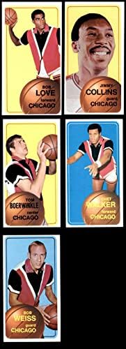 1970-71 Topps Chicago Bulls Takım Seti Chicago Bulls (Set) ESKİ Boğalar