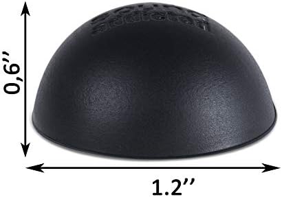 Ses Bağımlısı Subble 1.2 (8 Paket) İzolasyon Ayakları 3 - 5 inç Hoparlörler için uygun, Yapışkanlı Yarımküre Tamponu Titreşimleri