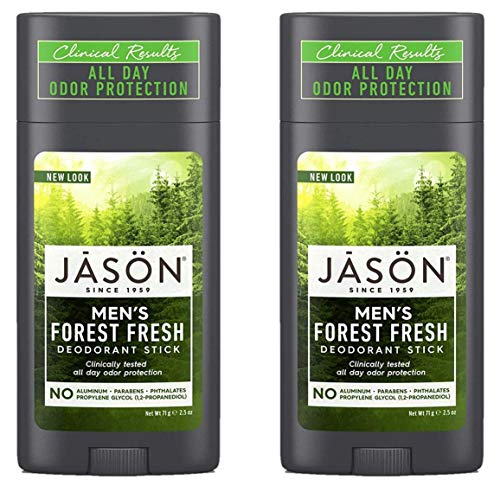 Jason Doğal Ürünler Erkek Deodorant Çubuğu Orman Taze 2'li Paket