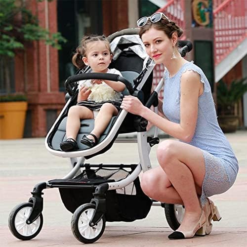 HAO DAMAİ Yüksek Görünüm Bebek Arabası, Kompakt Buggy Strollers, Taşınabilir Pram Arabası Anti-Şok Puset ile Alüminyum Bebek