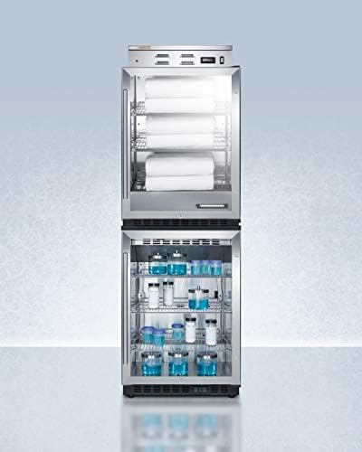 Summit Appliance PHC61G-SCR610BLSTACK 24 Geniş Battaniye Isıtıcı / İçecek Merkezi, Şunları içerir: SCR610BL Ticari İçecek Merkezi