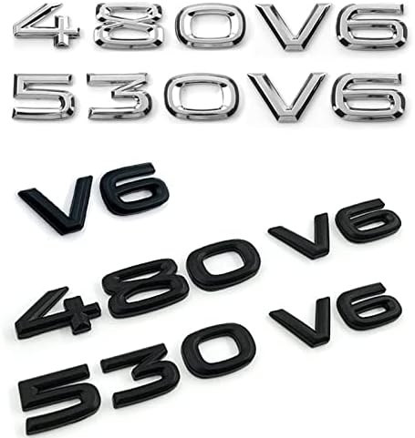 AWZzamm Araba Arka Bagaj Çamurluk Harfler Logo Rozeti Sticker Aksesuarları, Volkswagen VW Phideon Teramont Atlas 480V6 530V6