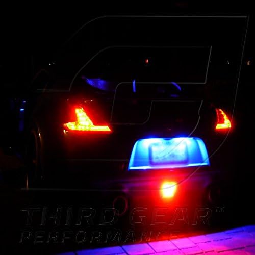 TGP T10 Mavi 4 LED SMD plaka kama ampuller çifti 2011-2013 Mazda 2 ile Uyumlu