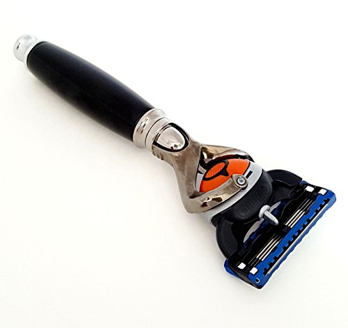 Siyah Reçine Saplı Fusion FlexBall ProGlide Tıraş Bıçağı