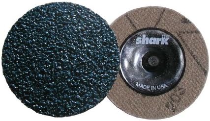 Shark 44221 Industries 2 Kumaş Destekli Taşlama Diskleri 36 Grit Zirkonya Rolock-25 Pk