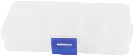 Aexıt Temizle Beyaz Aracı Organizatörler Plastik 10 Bölüm Elektronik Bileşenler Aracı Kutuları Depolama Organizatör