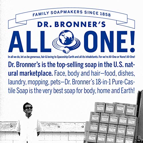 Dr. Bronner's-Saf Kastilya Sıvı Sabunu (4 Ons Variety Pack) Nane, Lavanta, Çay Ağacı, Okaliptüs, Badem - Organik Yağlarla Üretilmiş,