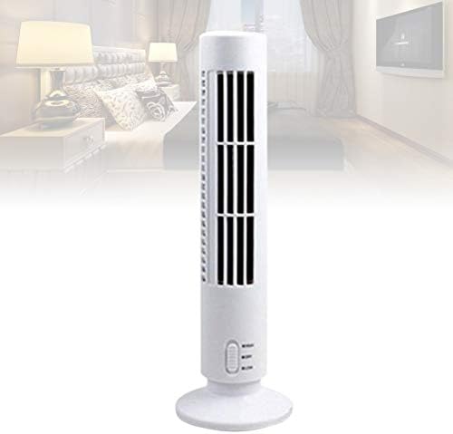 Kule Fanı Mini Taşınabilir USB Soğutma Klima Arıtma Kulesi Fanı (Beyaz)