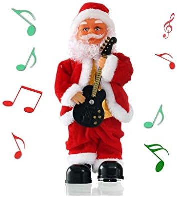 DJASM ZZWZM Noel Baba, Dans Şarkı Noel Baba Oynarken Davul Noel Bebek Müzikal Hareketli Şekil Pil Kumandalı Dekorasyon, Çocuklar