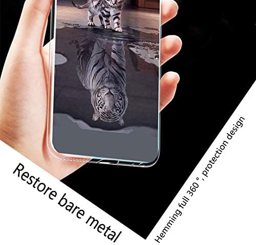 Telefon Kılıfı için ZTE Blade V2020 5G 6.53 İnç, ile [1 x Temperli Cam Ekran Koruyucu], KJYF Temizle Yumuşak TPU Kabuk + Ultra-İnce