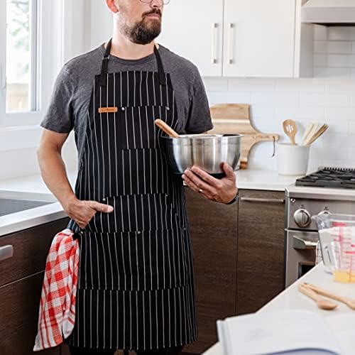 Şef Pomodoro Mutfak Önlüğü-En İyi Şef Önerilir-Ayarlanabilir Cepler, Önlükler-Ev, Barbekü, Izgara Kullanımı için tasarlanmıştır