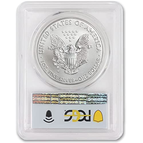 2014 W 1 oz Amerikan Perdahlı Gümüş Kartal SP-69 CoinFolio tarafından $1 SP69 PCGS