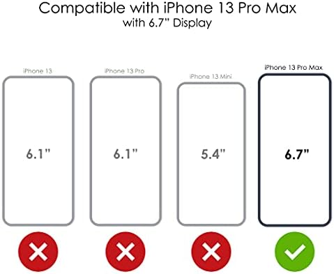 Distinctİnk Temizle Darbeye Hibrid Vaka iPhone 13 Pro MAX ( 6.7 Ekran) - TPU Tampon, Akrilik Geri, Temperli Cam Ekran Koruyucu