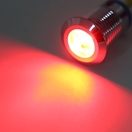 Su geçirmez Yuvarlak LED'ler, Endüstri için Dayanıklı Yangına dayanıklı Mini Yuvarlak LED (Kırmızı ve mavi)