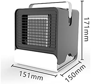 YCZDG Mini Anyon Klima Fanı PP Hiçbir Sayfa Dönüm hiçbir Sallayarak Taşınabilir Masaüstü Soğutucu USB hava sirkülasyon Fanı