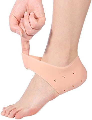 Jacksking Topuk Çatlak Çorap, 4 Türleri 2 PCS Silikon Nemlendirici Jel Topuk Korumak Çorap Kuru Kırık Ayak Kollu Ağrı kesici