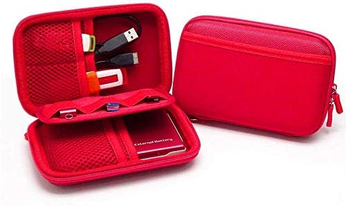 Dalış Malzemesi Mobil Güç Koruması Cep Telefonu Kulaklık Paketi Dijital Aksesuarlar Saklama Çantası Sabit Disk Kılıfı (Kırmızı)