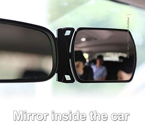LanGuShı Bebek Güvenliği ıçin 1 Adet Araba Koltuğu Geri Dikiz Aynası Bebek Mini Emniyet Dışbükey Aynalar Çocuklar Monitör Ayarlanabilir