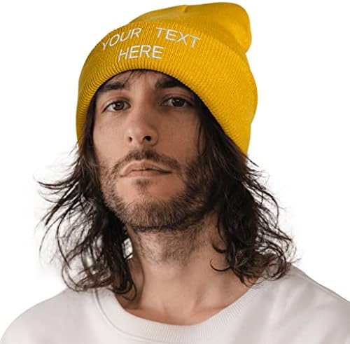 Özel Bere Şapka Kişiselleştirilmiş Nakış Kış Kasketleri Erkekler Kadınlar için Tasarım Kendi Metin Örme Şapka Unisex Kafatası
