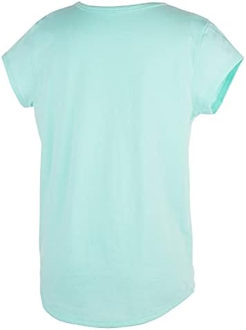 adidas Kızların Kısa Kollu Pamuk Kepçe Boyun Tee T-Shirt