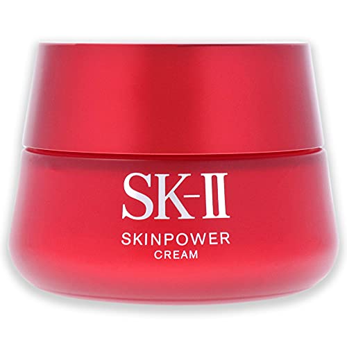 SK-II Skinpower Krem Unisex, Beyaz ve Kırmızı, Tam Boy 80 Gram