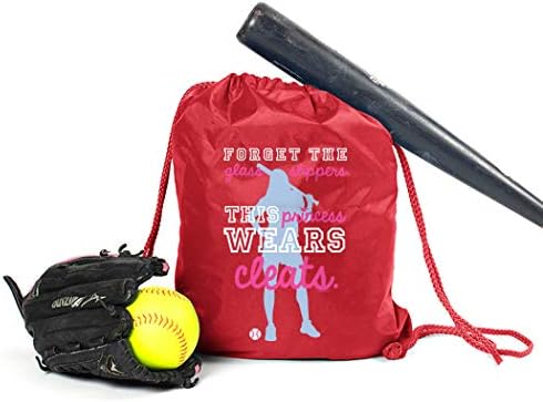 Softbol Spor Paketi Çocuk Oyuncağı Çantası / Bu Prenses Krampon Giyiyor