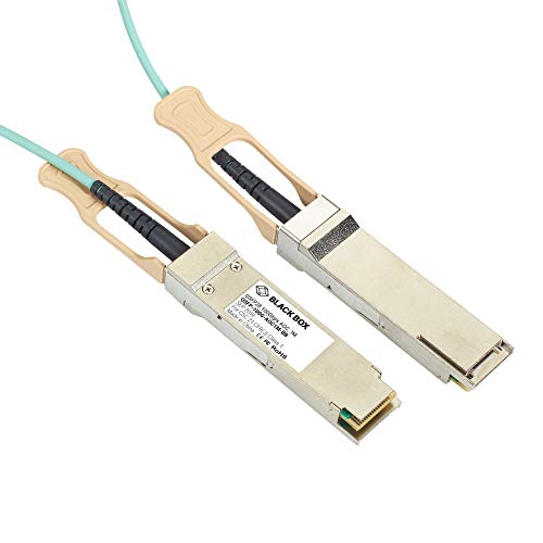 Kara Kutu QSFP 100Gbps Aktif Optik Kablo (AOC) - Cisco QSFP-100G-AOCxM Uyumlu-Ağ Aygıtı için 22.97 ft Fiber Optik Ağ Kablosu-İlk