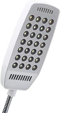 NATRUSS Esnek Gooseneck 5V USB ışık, Bilgisayar ışıkları, Kısılabilir Ampulleri Okumak için(Beyaz)